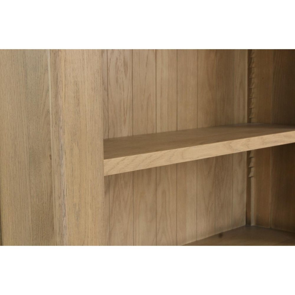 Large Solid Oak Bookcase With Drawers – Pegasus Bookcases