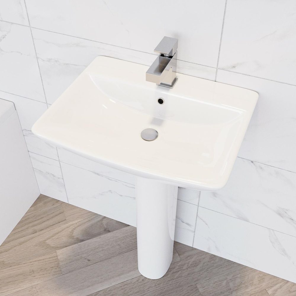 Modern Freestanding 1300Mm Bath Suite With Toilet & Basin – Tetra Bath Suites