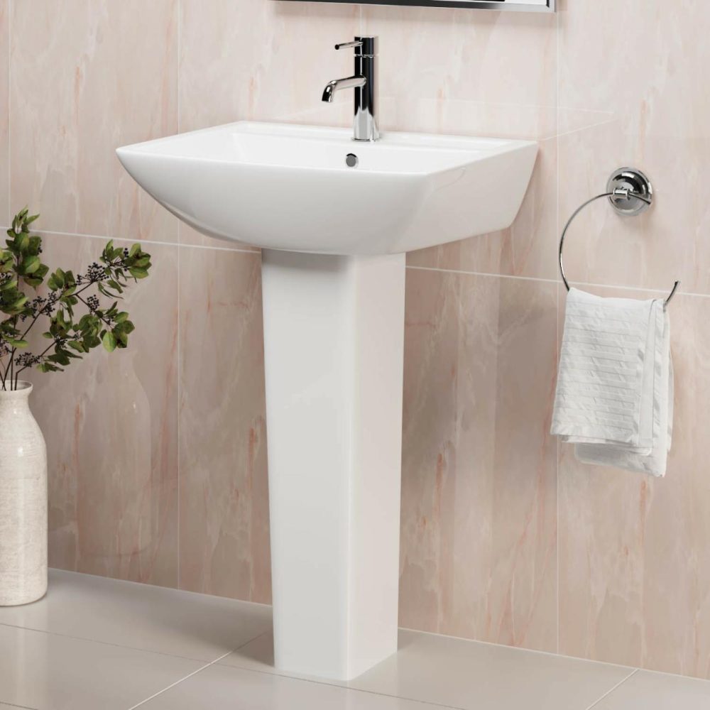 Modern Pedestal Basin 556Mm – Laurel Basins