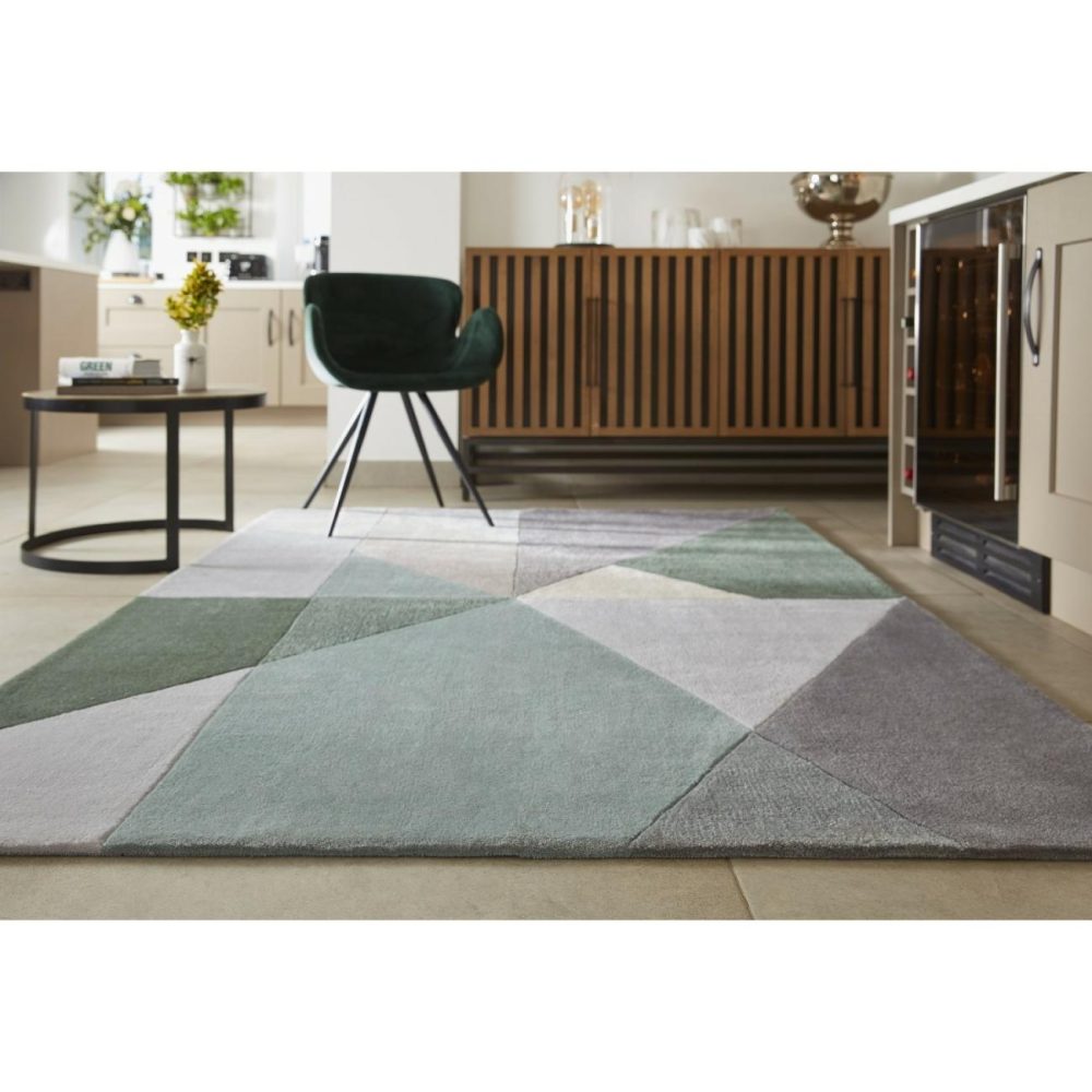 Multi Coloured Patterned Rug – 120X170Cm – Origins Dining