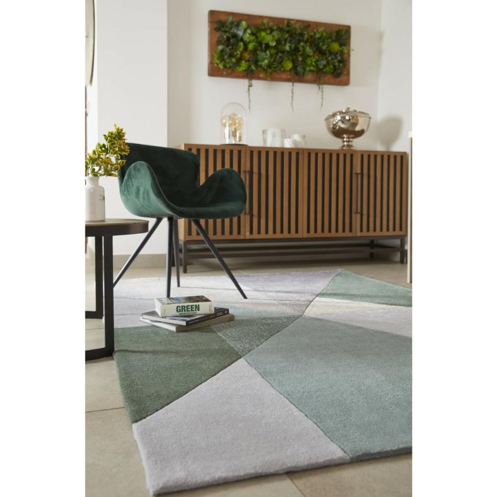 Multi Coloured Patterned Rug – 120X170Cm – Origins Dining