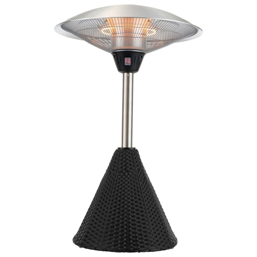 Mushroom Style Electric Table Top Heater – Rattan Garden