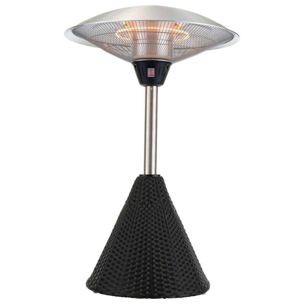 Mushroom Style Electric Table Top Heater – Rattan Garden