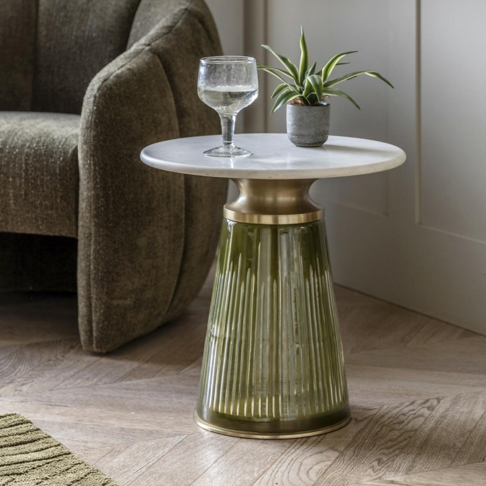 Nuri Green Side Table – Caspian House Living Room