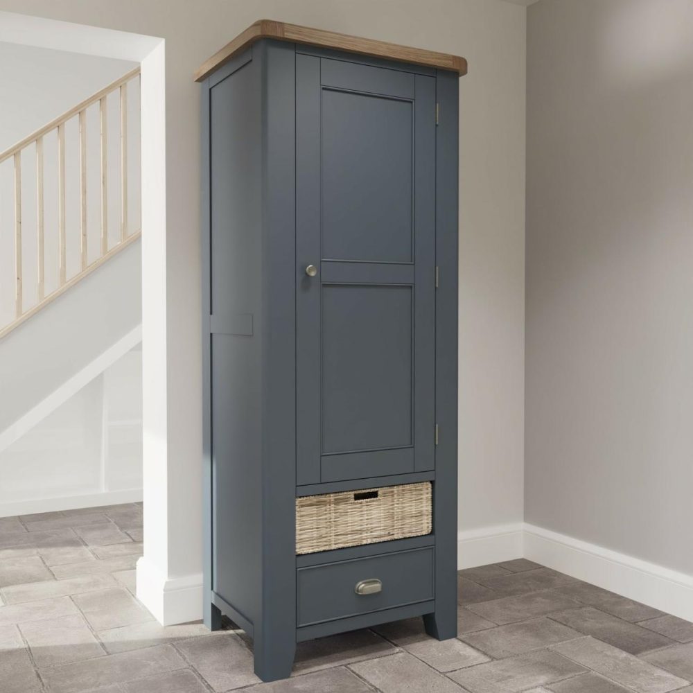 Oak & Blue Single Larder Unit Dining