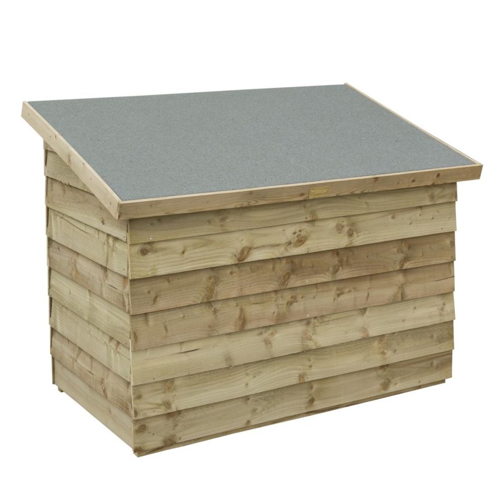 Overlap Wooden Patio Chest 92 X 120Cm Buildings & Storage