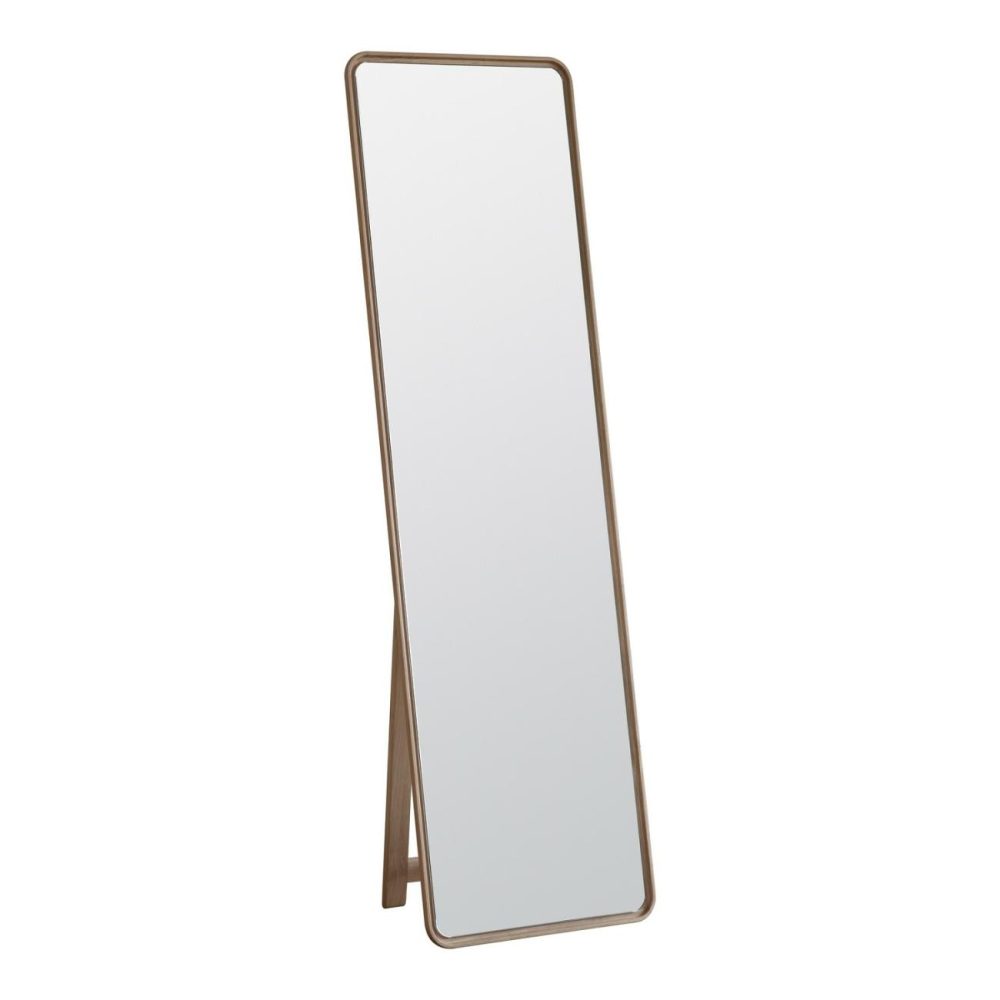 Rectangular Kingham Cheval Mirror Wood Frame Dining