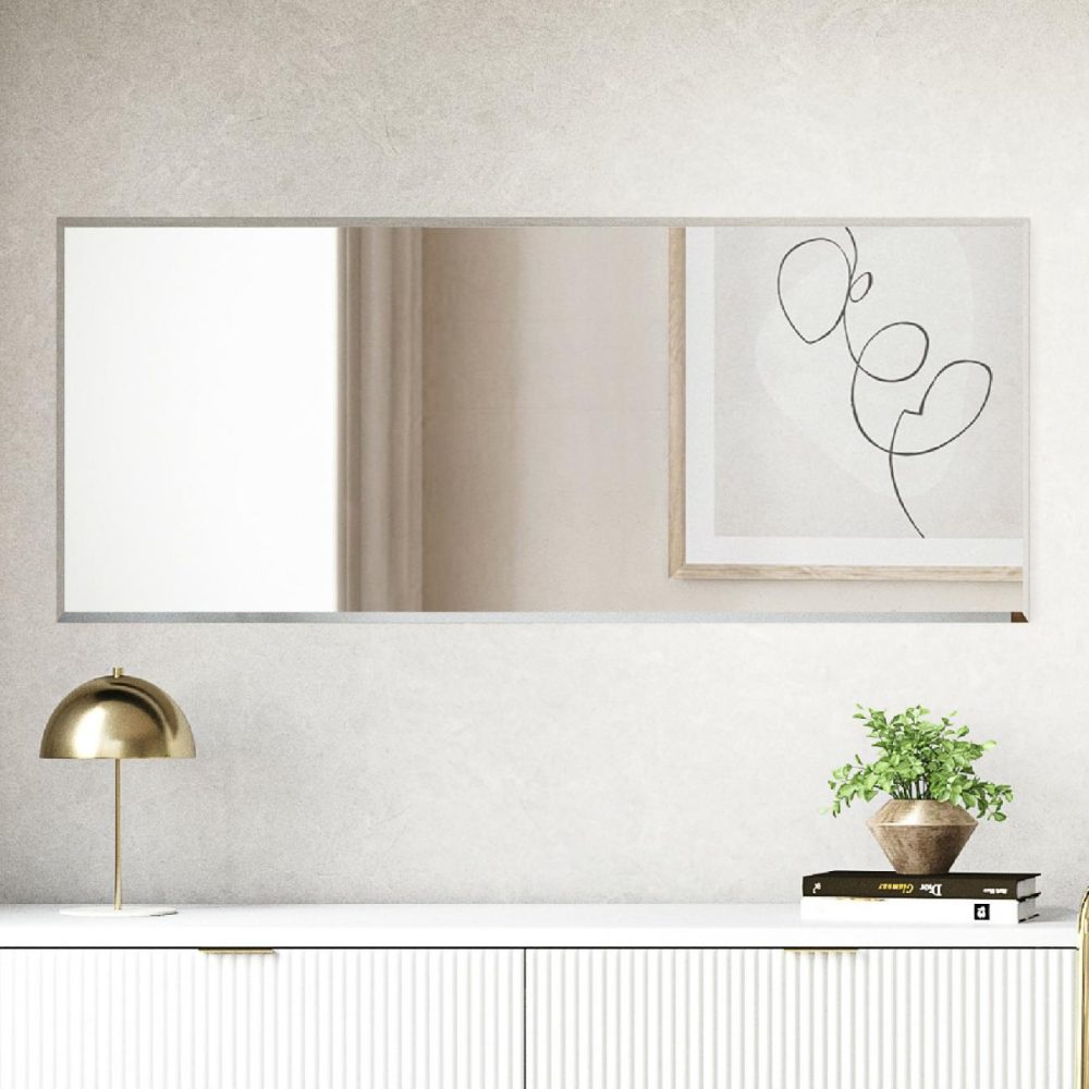 Rectangular Wall Mirror 120 X 50Cm – Helios Dining