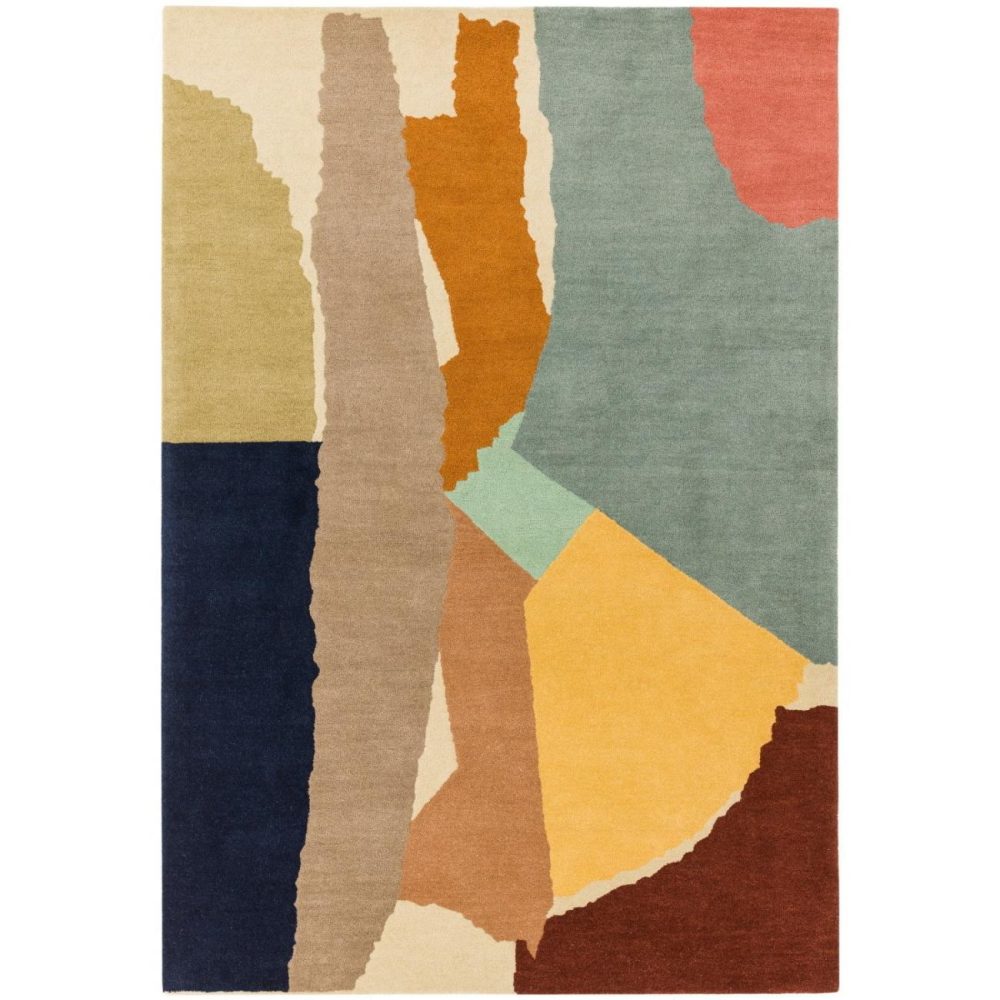 Reef Abstract Multi Coloured Rug – 120X170Cm Dining