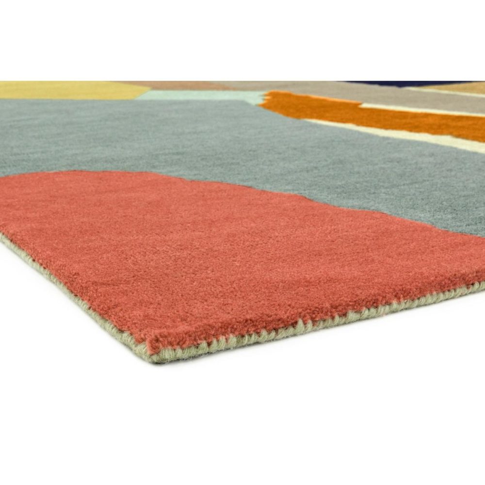 Reef Abstract Multi Coloured Rug – 120X170Cm Dining