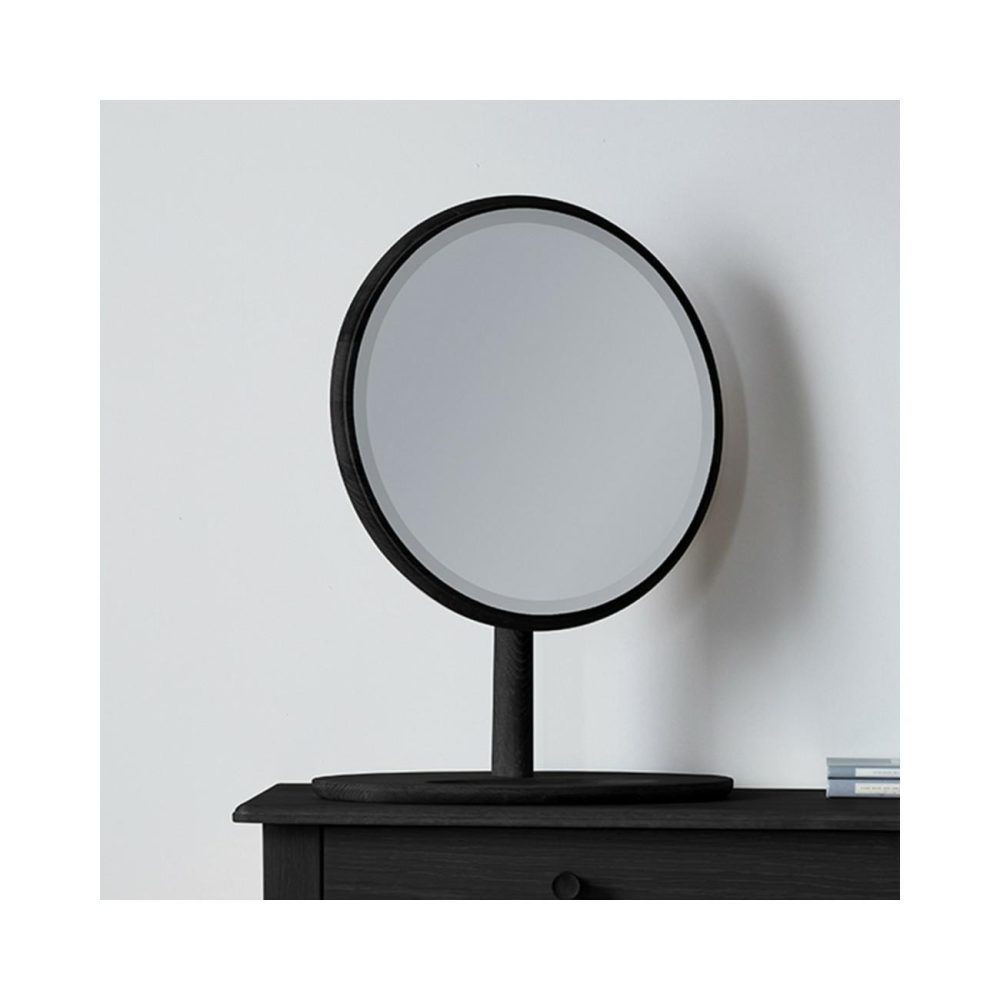 Round Black Dressing Table Mirror Dining