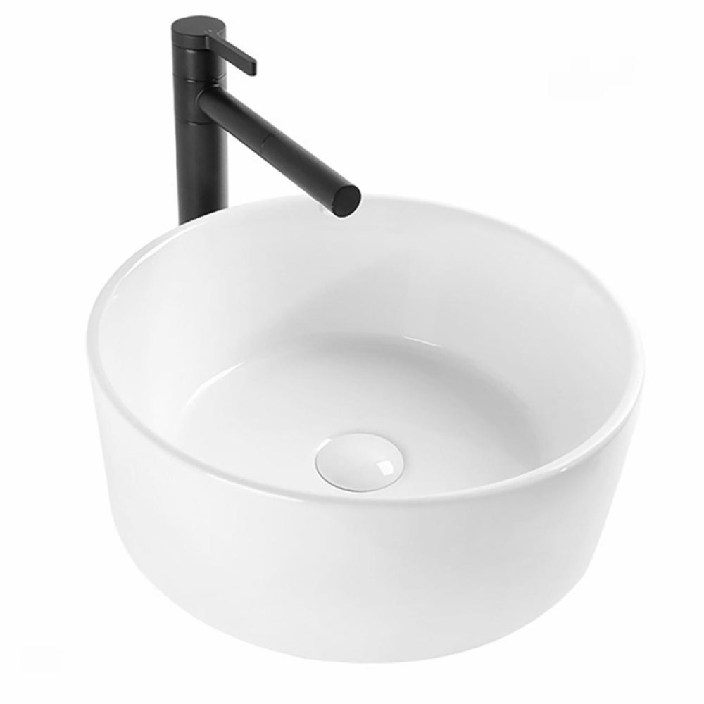 Round Small Countertop Basin 400Mm – Sella Bathroom