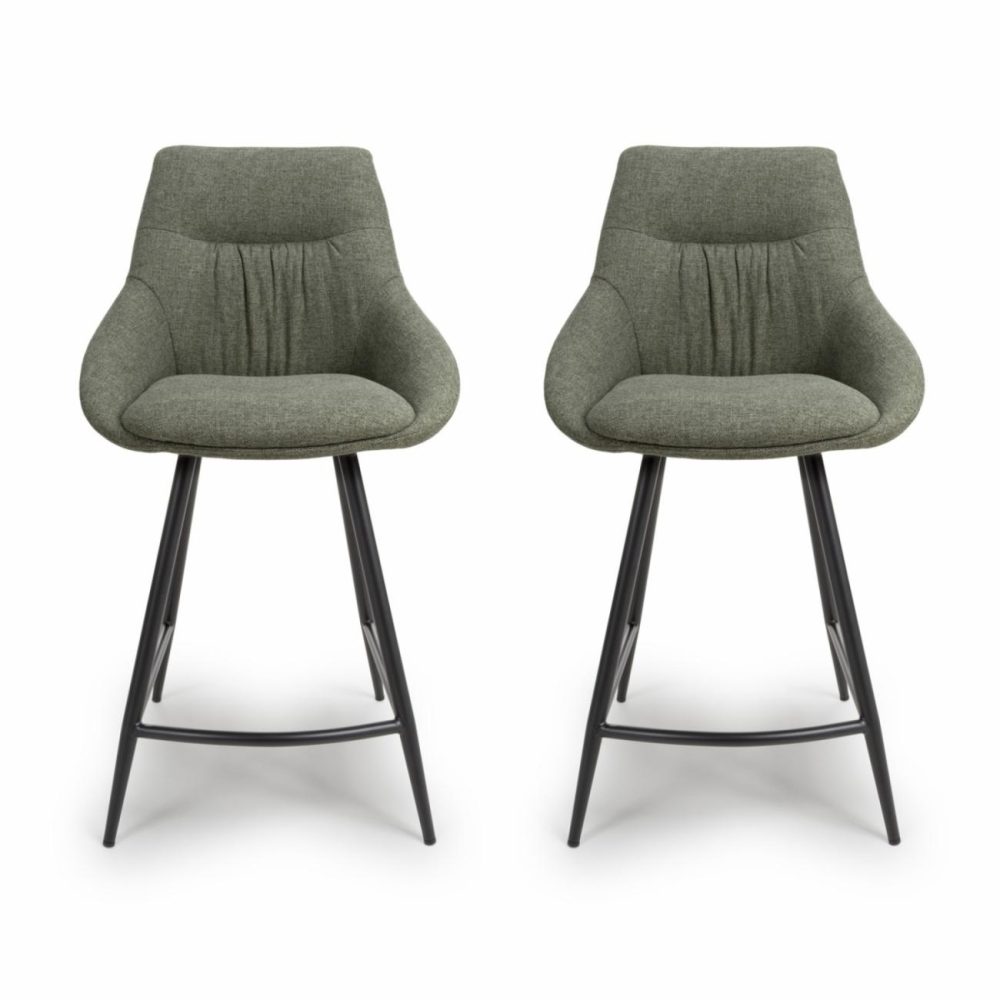 Set Of 2 Green Kitchen Stools – Lara Bar & Kitchen Stools