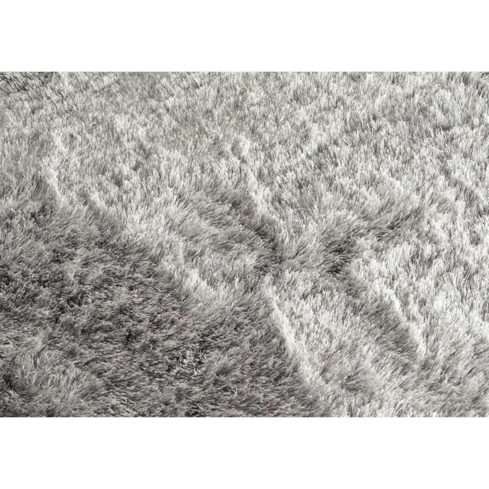 Silver Shaggy Rug – 170X120Cm – Ripley Dining