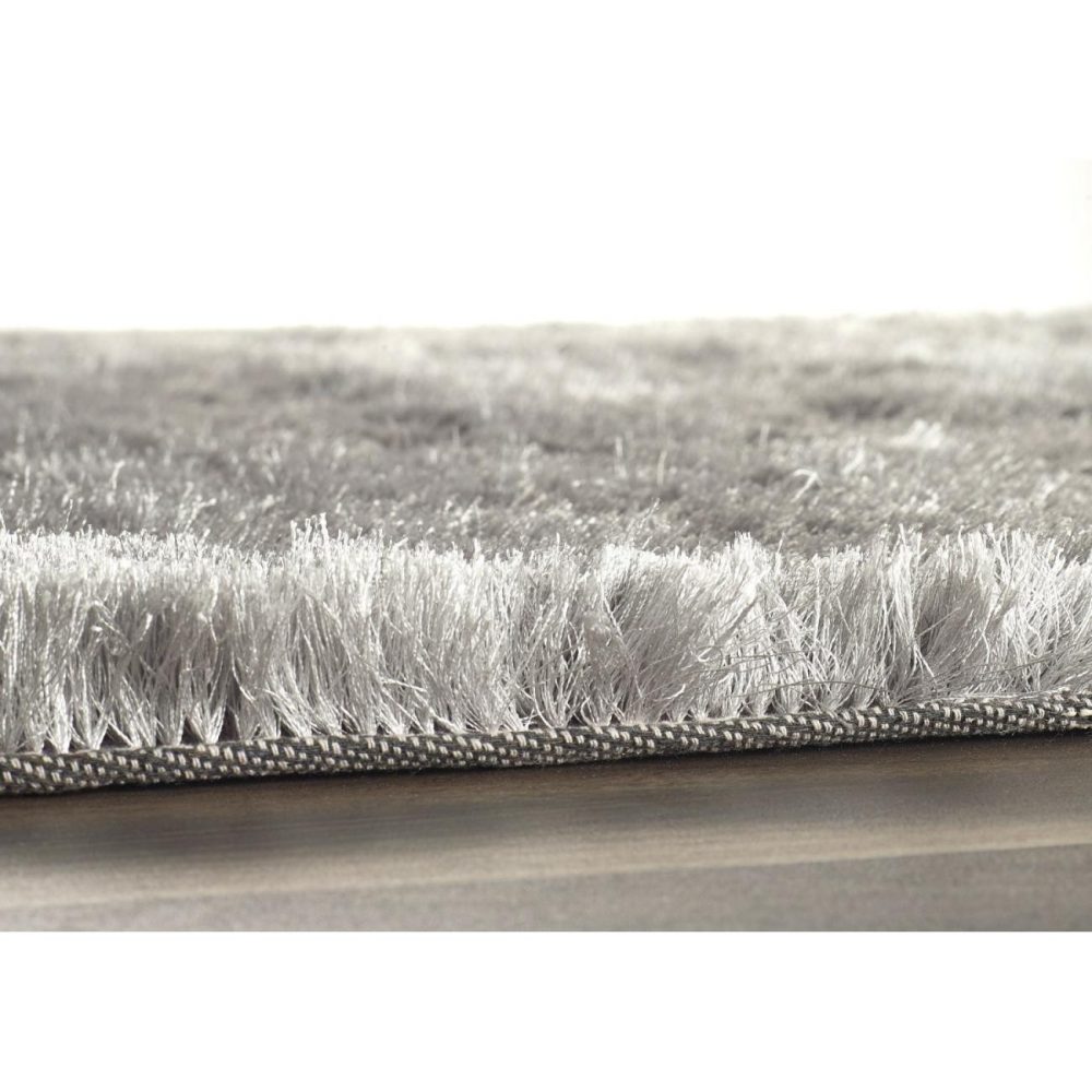 Silver Shaggy Rug – 170X120Cm – Ripley Dining