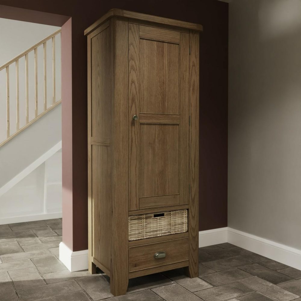 Smoked Oak Single Larder Unit Dining