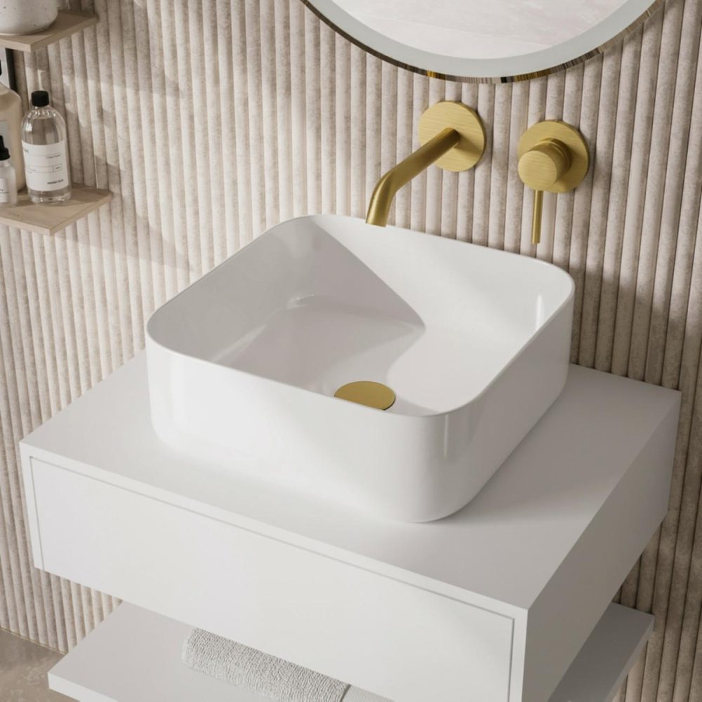 Square Countertop Basin 385Mm – Dover Basins