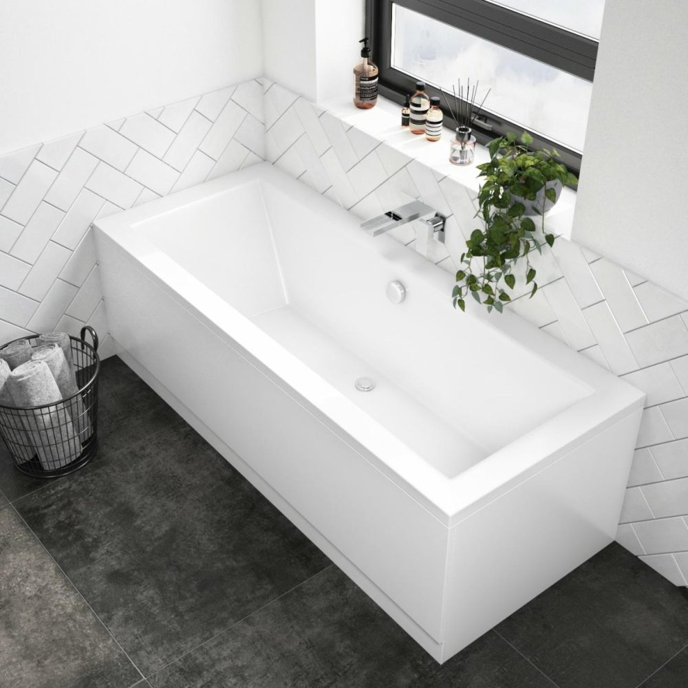 Square Double Ended Bath – 1700 X 700Mm Bathroom