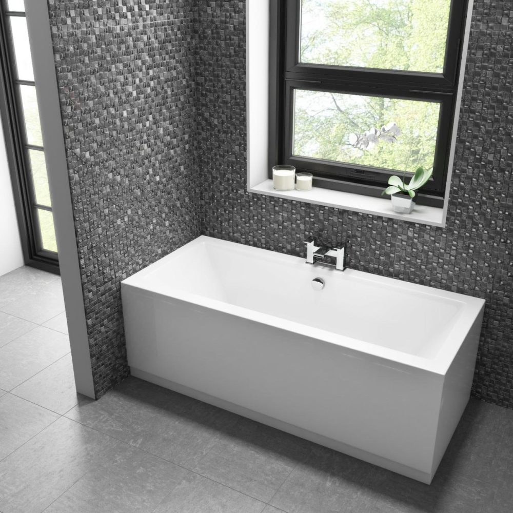 Square Double Ended Bath – 1700 X 700Mm Bathroom