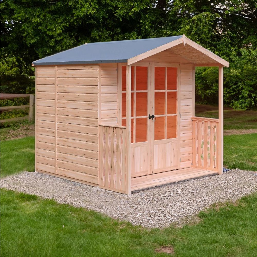 Summerhouse With Canopy 7 X 7Ft Buildings & Storage