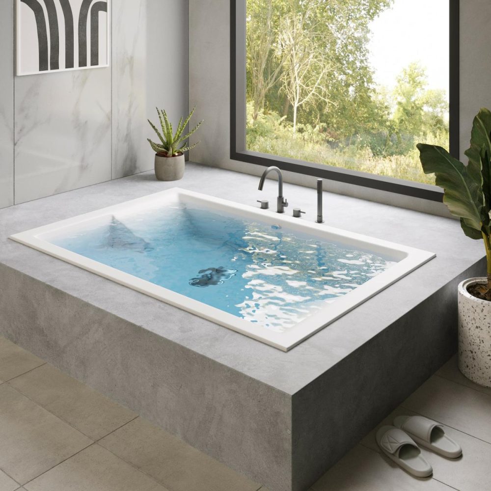 Super Deep Double Ended Inset Bath 1800 X 1200Mm – Gemini Bathroom