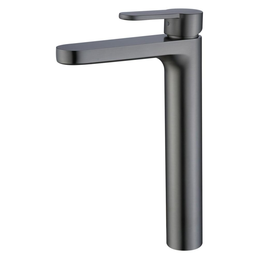 Tall Grey Mono Basin Mixer Tap – Zorah Basin Taps