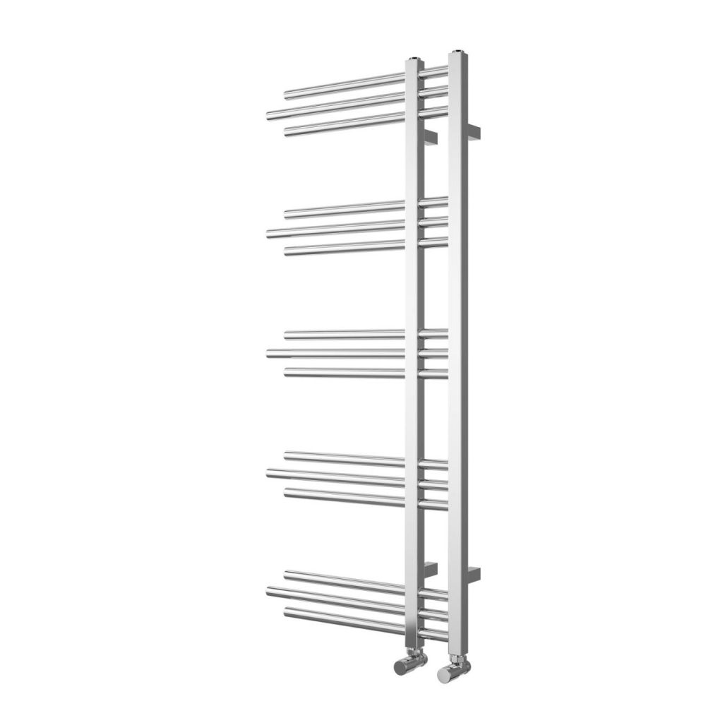 Towelrads Chertsey Chrome Towel Radiator 1200 X 500Mm Heating