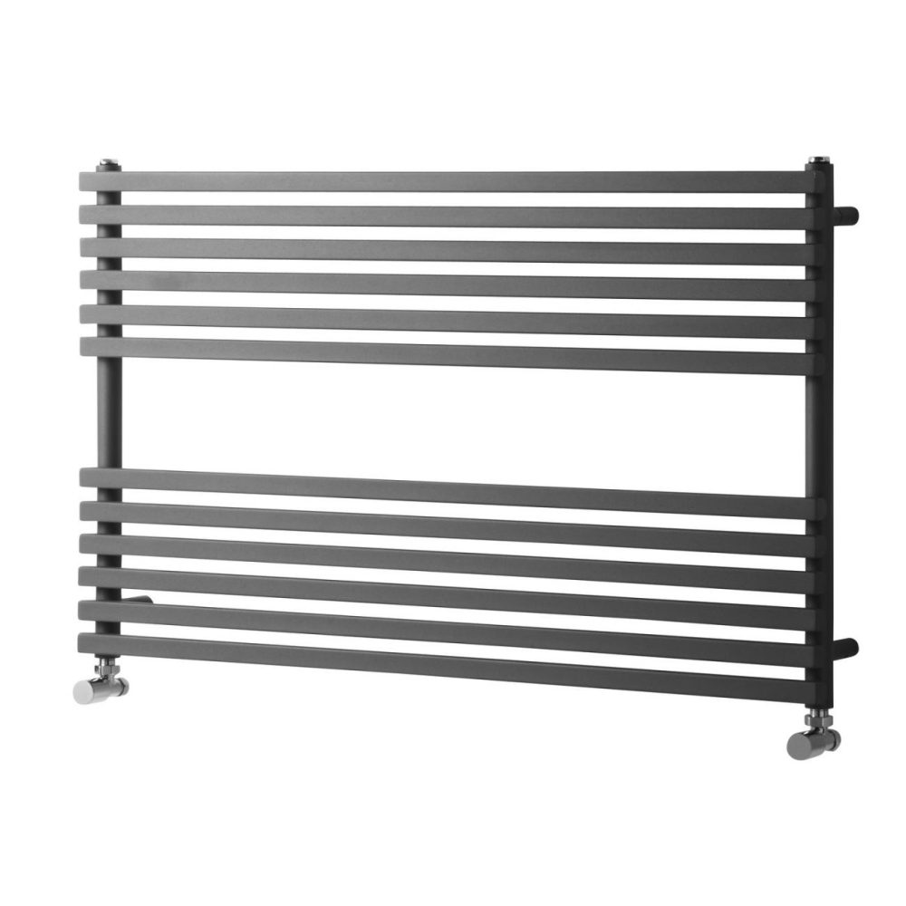 Towelrads Oxfordshire Anthracite Towel Radiator 600 X 1000Mm Heating