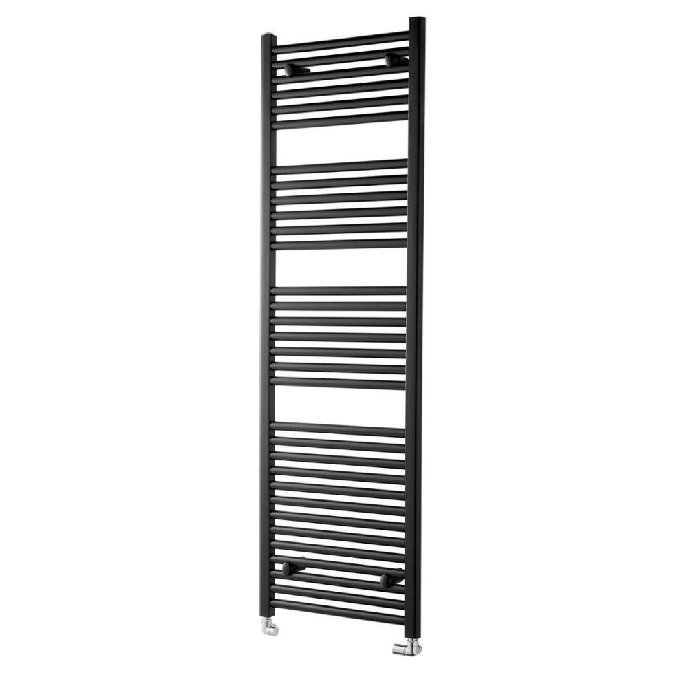 Towelrads Pisa Black Towel Radiator 1600 X 400Mm Heating