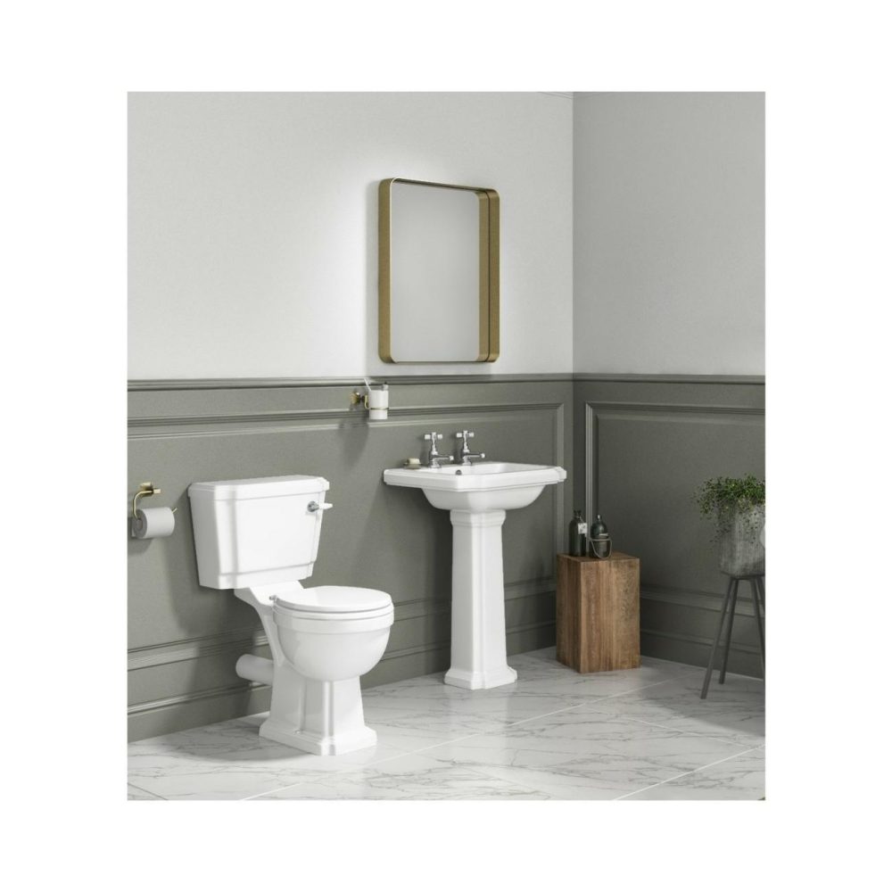 Traditional 1690Mm Freestanding Slipper Bath Suite With Toilet & Basin – Park Royal Bath Suites