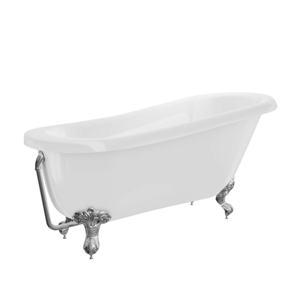 Traditional 1690Mm Freestanding Slipper Bath Suite With Toilet & Basin – Park Royal Bath Suites