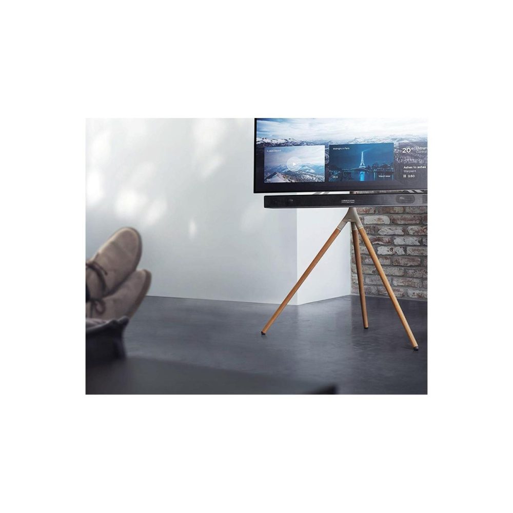 Universal Tripod Tv Stand In Dark Wood – Tv’s Up To 65″ Furniture