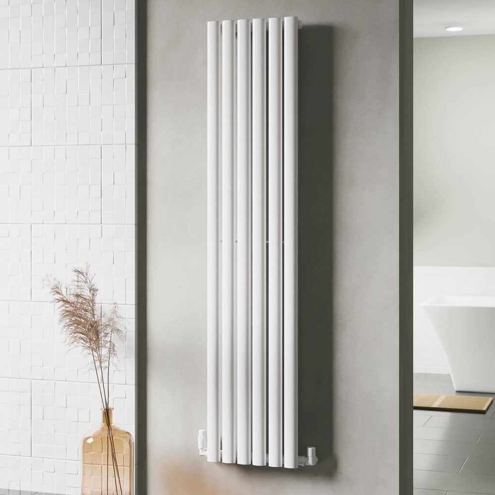 White Vertical Single Panel Radiator 1600 X 360Mm – Margo Heating