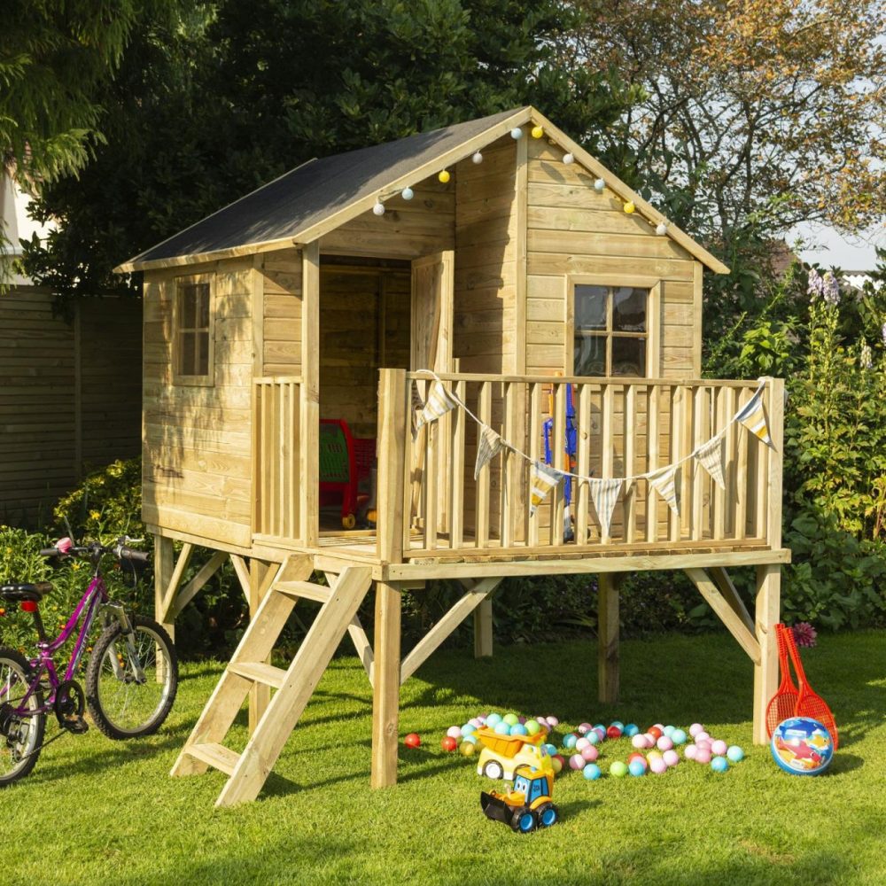 Wooden Highview Hideaway Playhouse – 251Cm X 201Cm Buildings & Storage