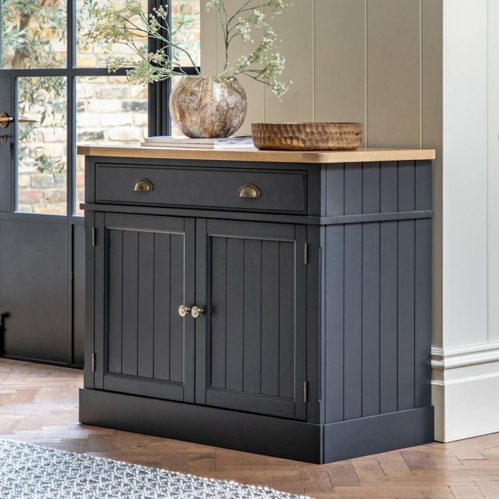 Eton 2 Door Sideboard Navy – Caspian House Furniture