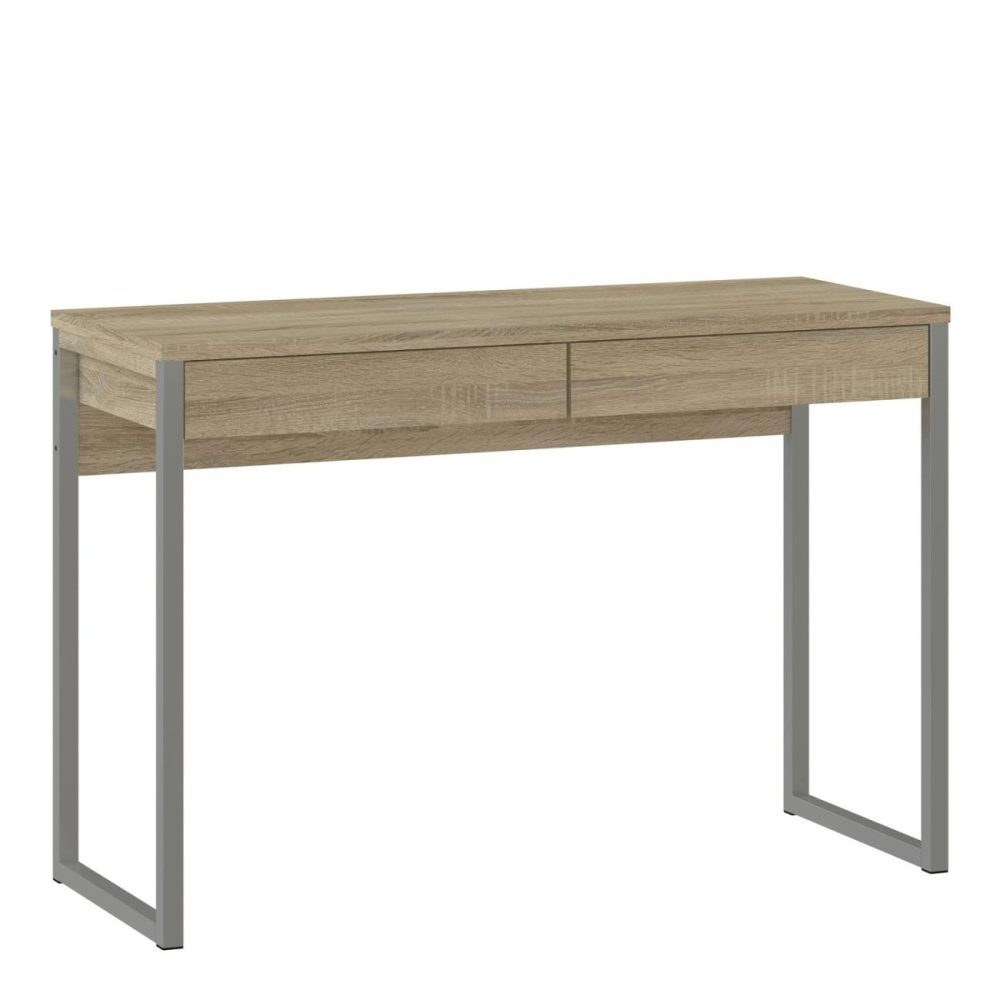 Oak Effect Desk With Drawers – Function Plus Office