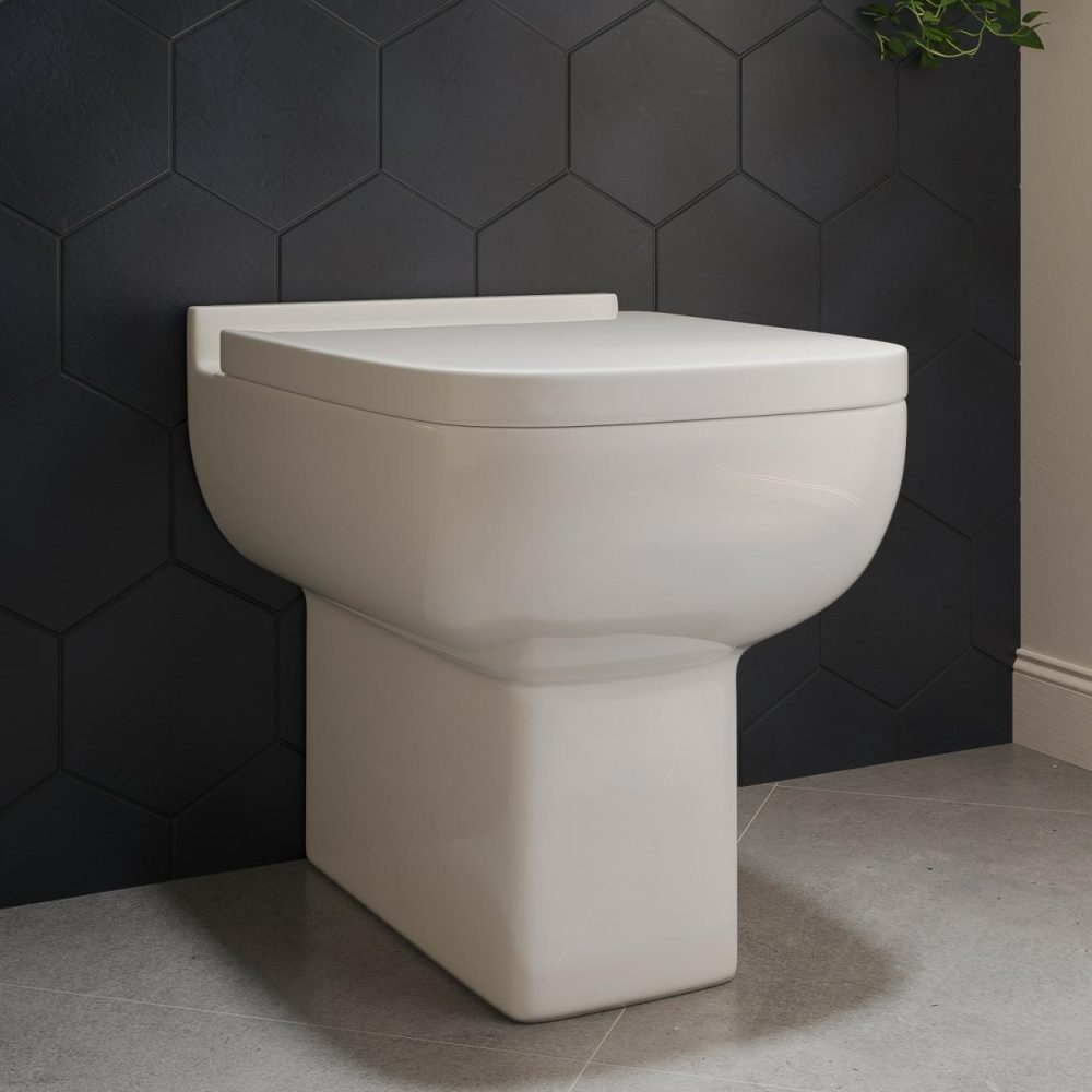 Back To Wall Toilet With Soft Close Seat – Seren Back To Wall