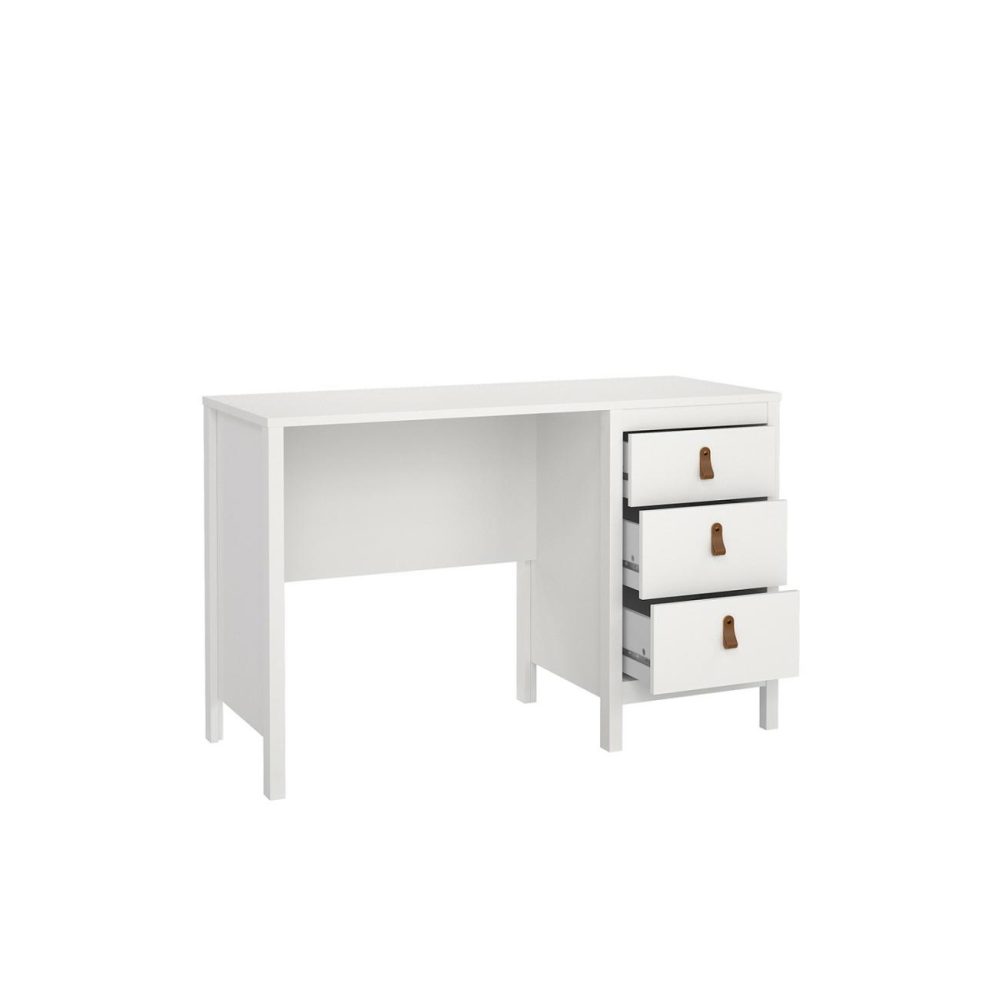 White Desk With Drawers – Barcelona Office