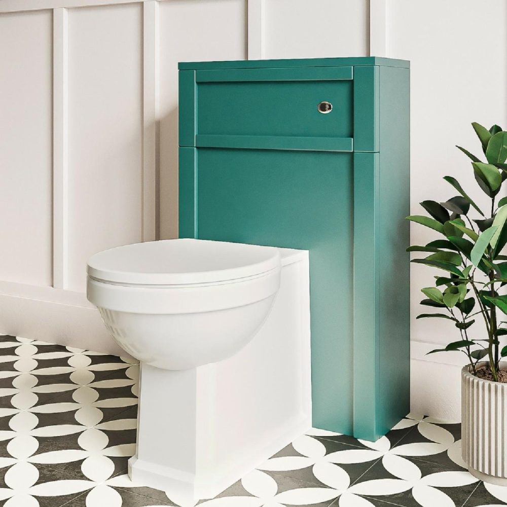 500Mm Green Back To Wall Toilet Unit Only – Avebury Bathroom