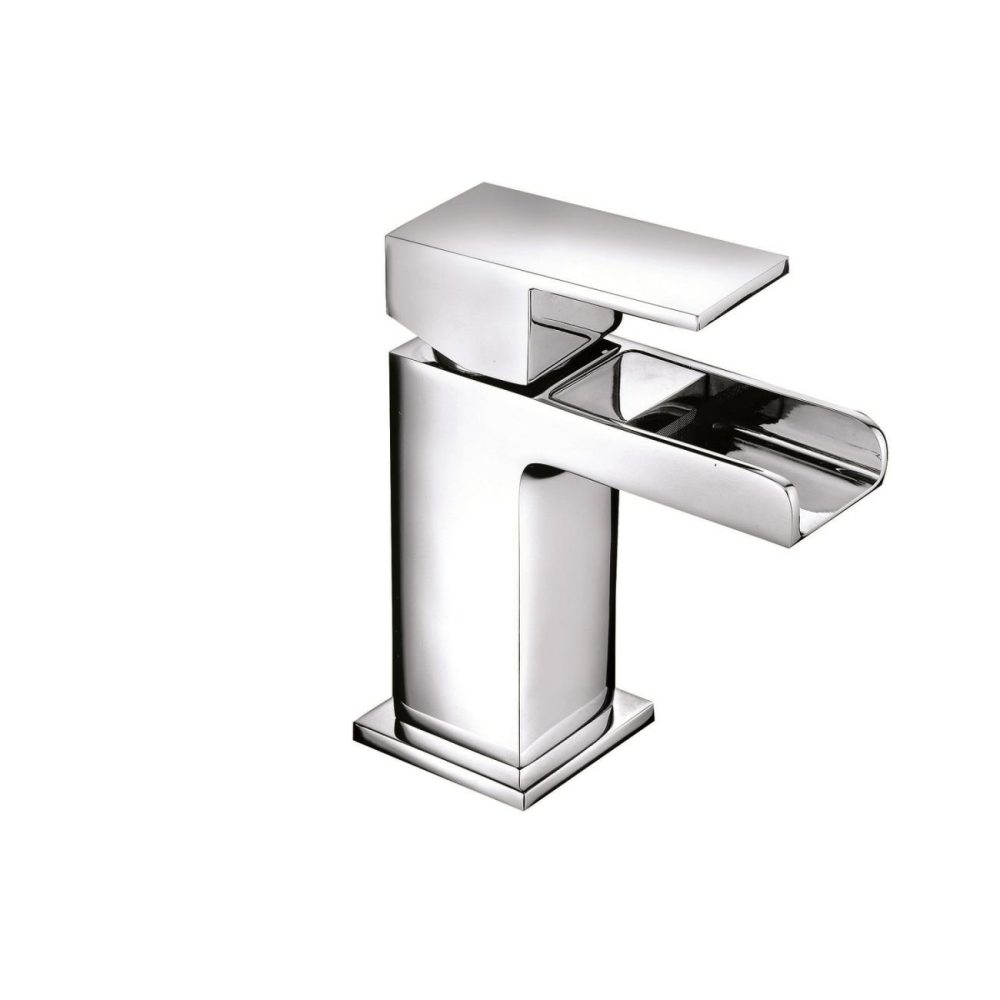 Chrome Cloakroom Mono Waterfall Basin Mixer Tap – Quadra Basin Taps