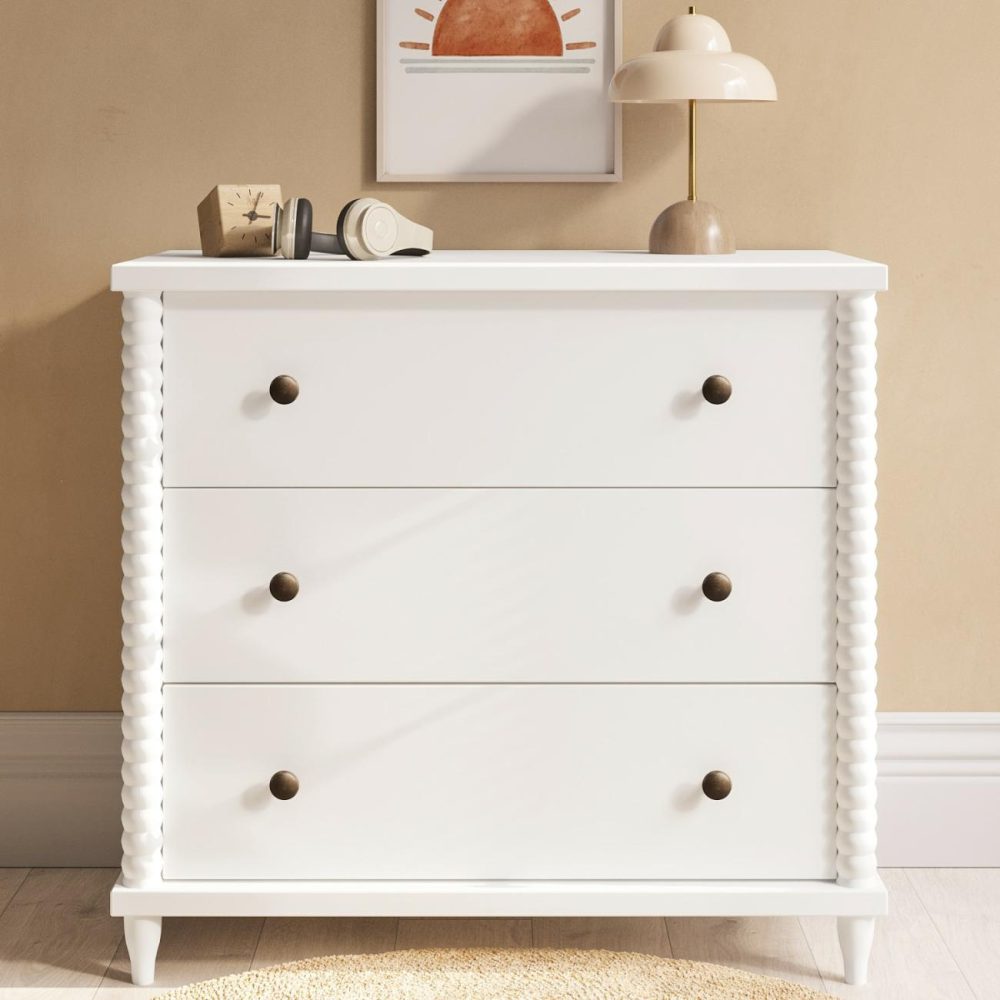 Kids White Chest Of 3 Drawers – Alma Chest Of Drawers