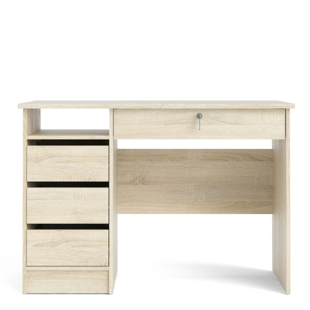 Oak Desk With Drawers – Function Plus Office