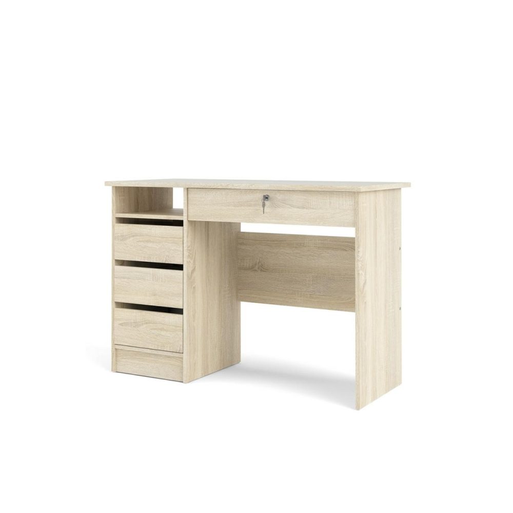 Oak Desk With Drawers – Function Plus Office