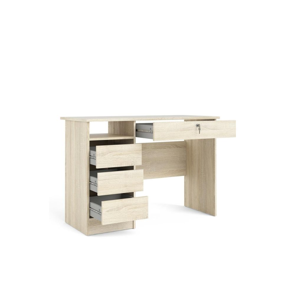 Oak Desk With Drawers – Function Plus Office