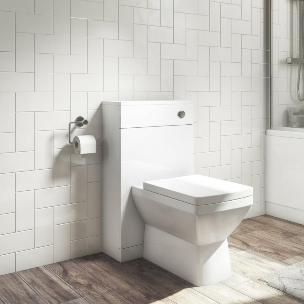 500Mm White Back To Wall Toilet Unit Only – Ashford Bathroom