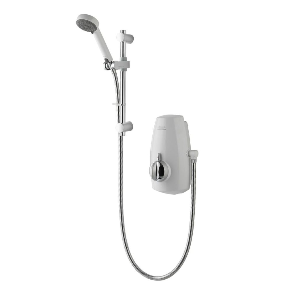 Aquastream Power Shower – White/Chrome Bathroom