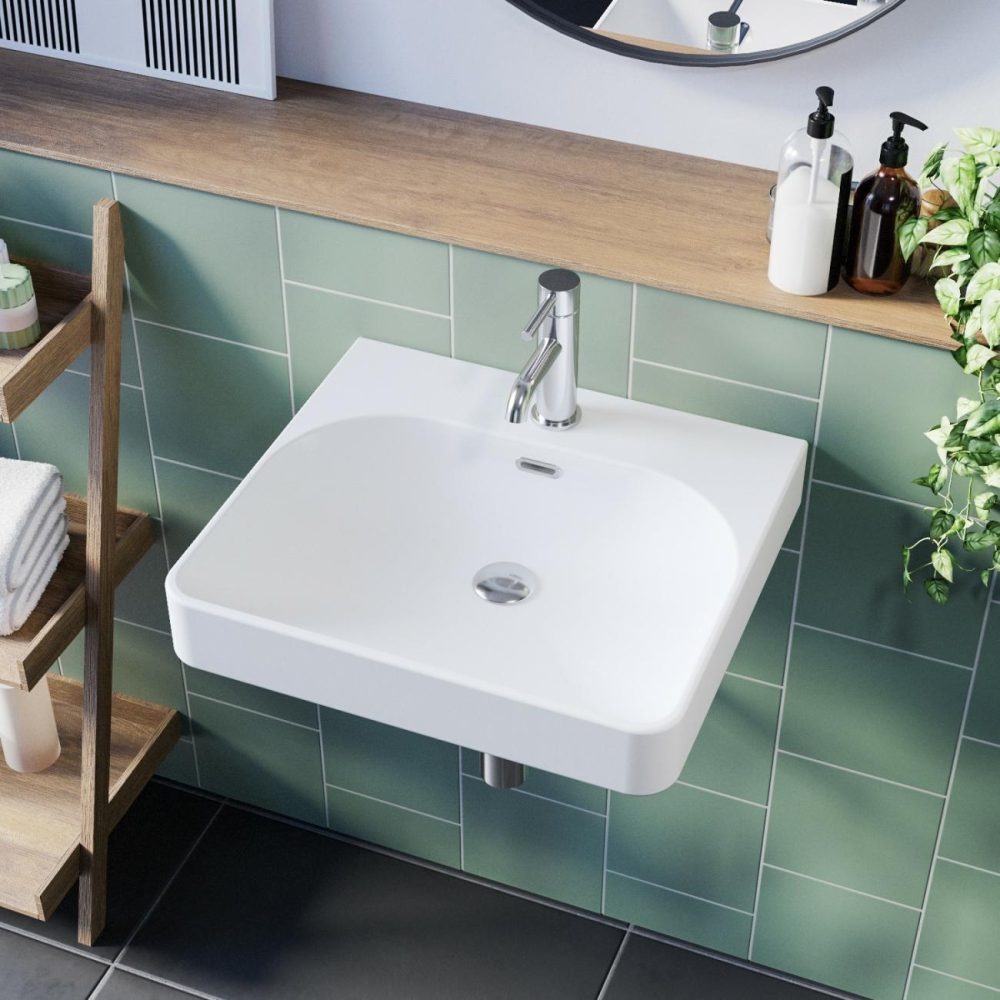 Square Wall Hung Basin 510Mm – Andros Basins