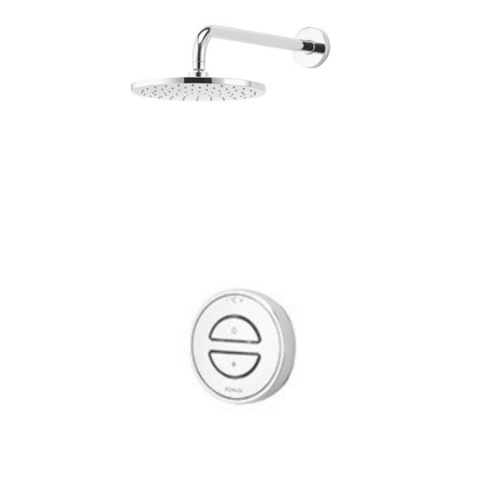 Unity Q Smart Digital Shower Concealed With Wall Fixed Head Hp/Combi Bathroom